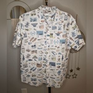 Vans Men's White Graphic Print Shirt